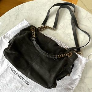 Vanessa Bruno Caprice chain slouch leather handbag